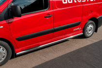 Citroen Jumpy 2007–2017 Rury Boczne (2 szt., Stal Nierdzewna) Ø60, krótki rozstaw osi zdjęcia 6