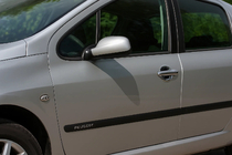 Peugeot 307 2001-2008 Nakladki pod klamki chromowane (4 szt, plastik) zdjęcia 1