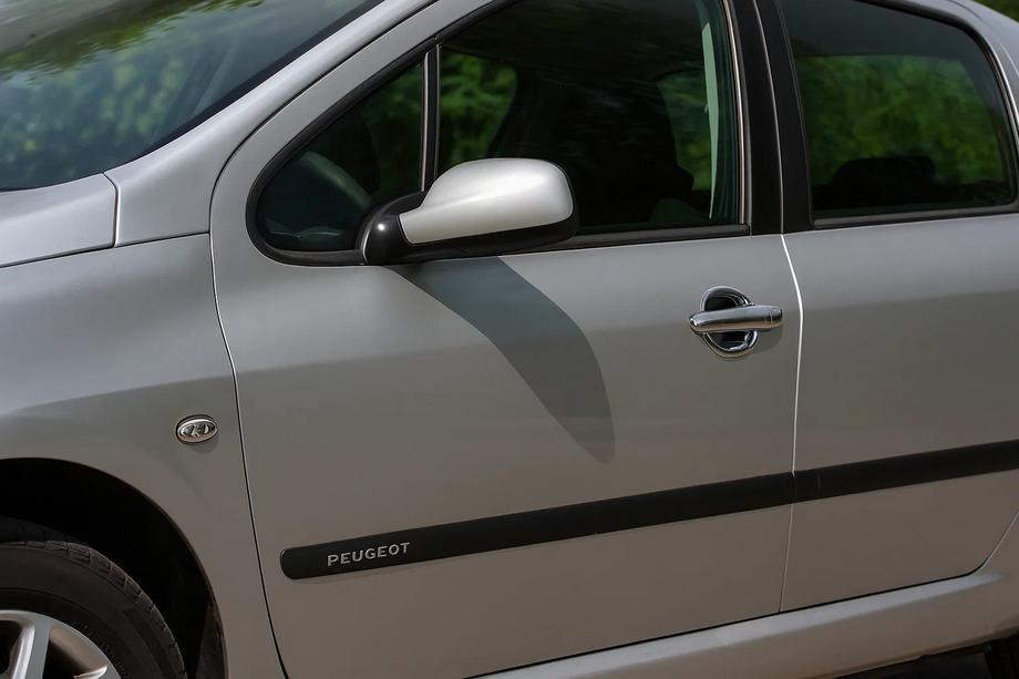 Peugeot 307 2001-2008 Nakladki pod klamki chromowane (4 szt, plastik) Image