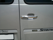 Volkswagen LT 1995-2006 Chromowane Nakładki na Klamek Drzwi (4 szt, Stal Nierdzewna) Carmos - Turecka Stal Nierdzewna zdjęcia 7