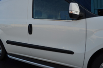 Fiat Doblo II 2010-2022 Listwy Ozdobne Szyb Stal Nierdzewna zdjęcia 3