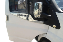 Ford Transit 2000–2014 Listwy ozdobne szyb Carmos (2 szt., stal nierdzewna) zdjęcia 1