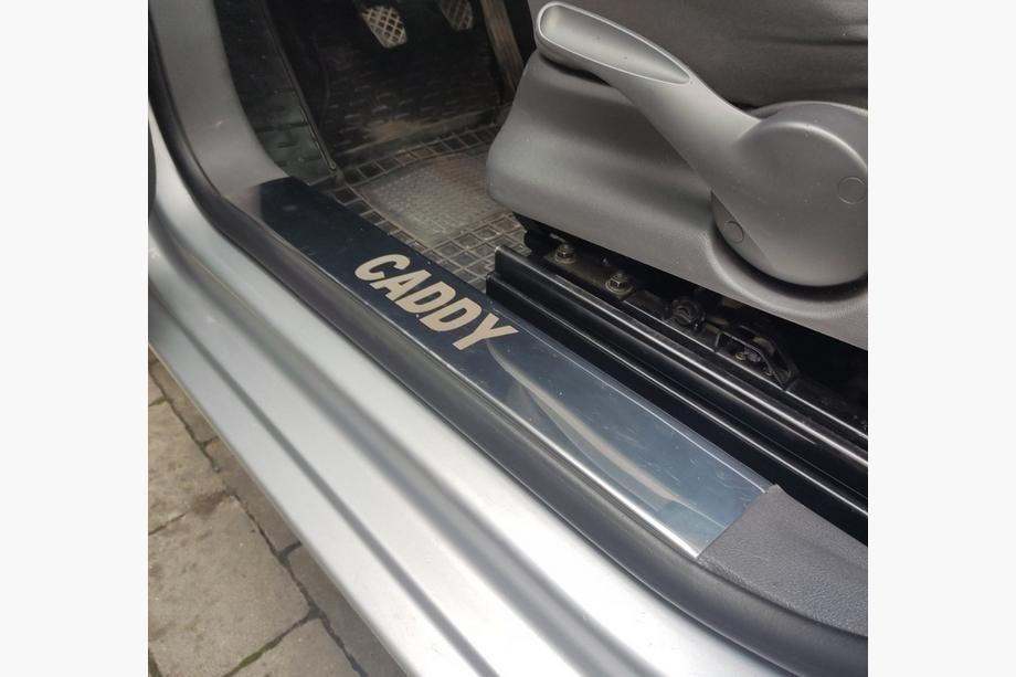 Volkswagen Caddy 2004-2010 Nakładki na wewnętrzne progi (Carmos, stal nierdzewna) Image