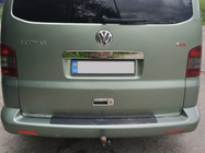 Volkswagen T5 2010-2015 Listwa klapy tylnej nad tablicą rejestracyjną (stal nierdzewna) Multivan, OmsaLine - Wloska Stal Nierdzewna zdjęcia 3