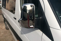 Volkswagen Crafter 2006-2016 Chromowane Nakładki na Lusterka (2 szt.) Carmos, Stal Turecka zdjęcia 2