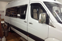 Volkswagen Crafter 2006-2016 Chromowane Nakładki na Lusterka (2 szt.) Carmos, Stal Turecka zdjęcia 5