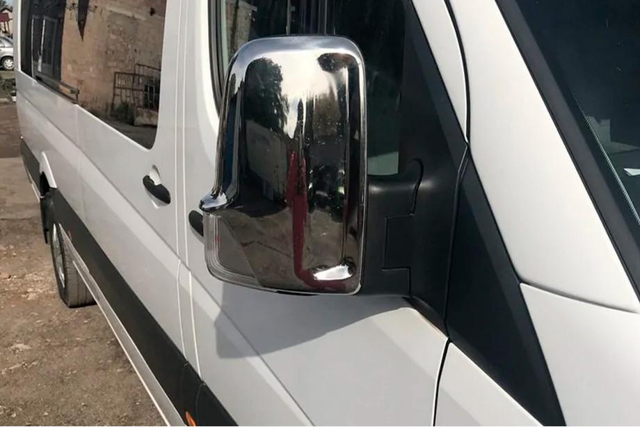 Volkswagen Crafter 2006-2016 Chromowane Nakładki na Lusterka (2 szt.) Zdjęcia 2