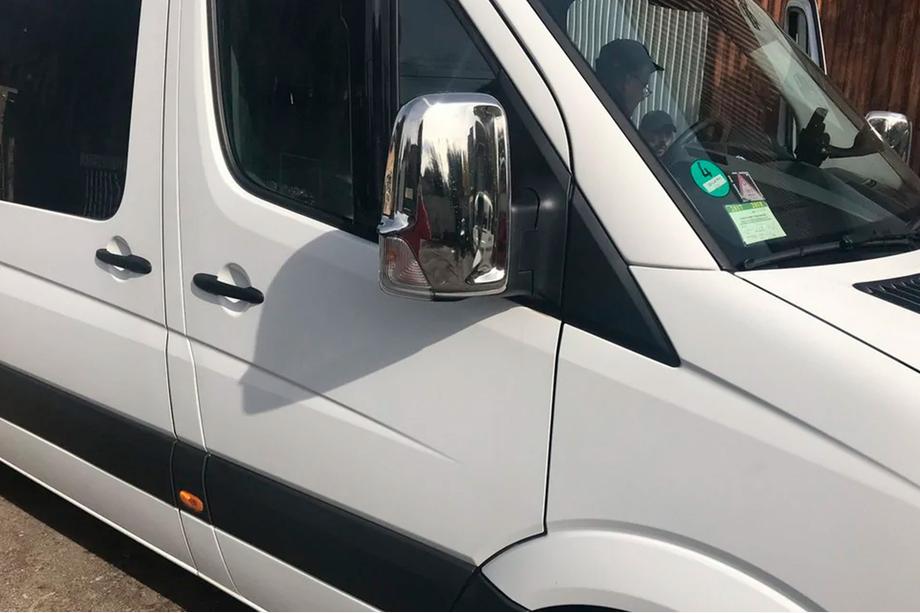 Volkswagen Crafter 2006-2016 Chromowane Nakładki na Lusterka (2 szt.) Zdjęcia 4