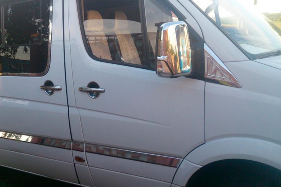 Volkswagen Crafter 2006-2016 Chromowane Nakładki na Lusterka (2 szt.) Zdjęcia 7