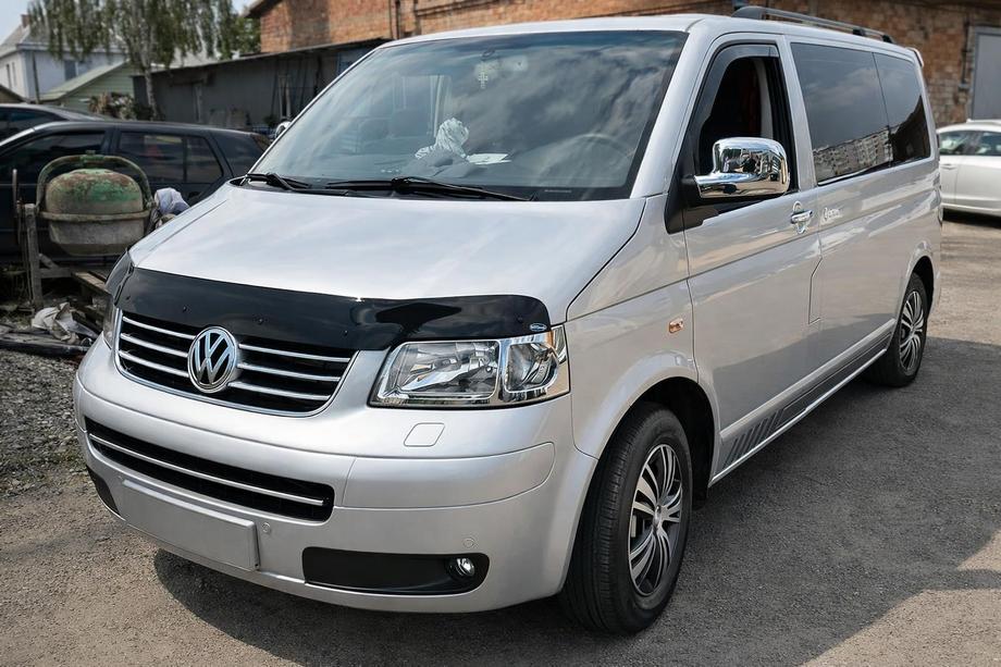 Volkswagen T5 Transporter 2003-2010 Chromowane Nakładki na Lusterka (2 szt.) OmsaLine - Chromowany Plastik Image