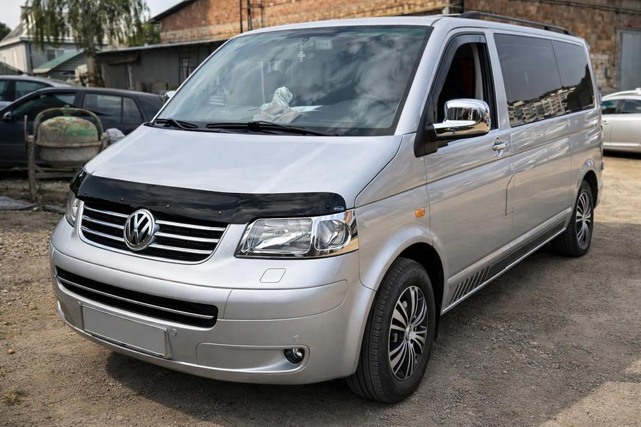 Volkswagen T5 Multivan 2003–2010 Chromowane Nakładki na Lusterka (2 szt.) Carmos - Polerowana Stal Nierdzewna Image
