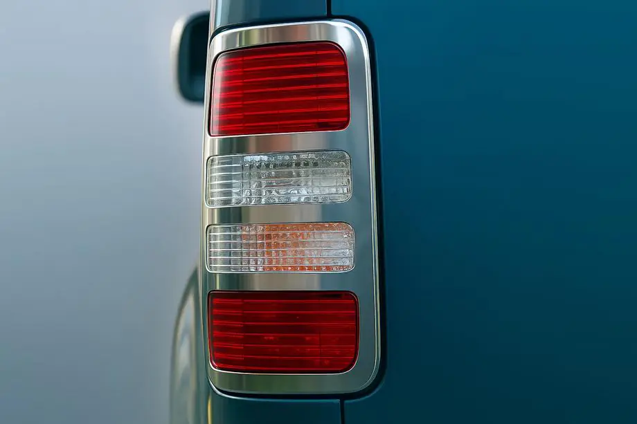 Volkswagen Caddy 2004-2010 Nakładki na Lampy Tylne V1 (2 szt., Stal Nierdzewna) Image