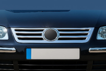 Volkswagen Caddy 2004-2010 Nakładka na grill stal nierdzewna OmsaLine - Włoska Stal Nierdzewna zdjęcia 1