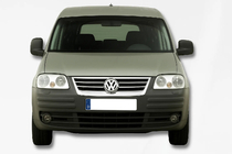 Volkswagen Caddy 2004-2010 Nakładka na grill stal nierdzewna OmsaLine - Włoska Stal Nierdzewna zdjęcia 3