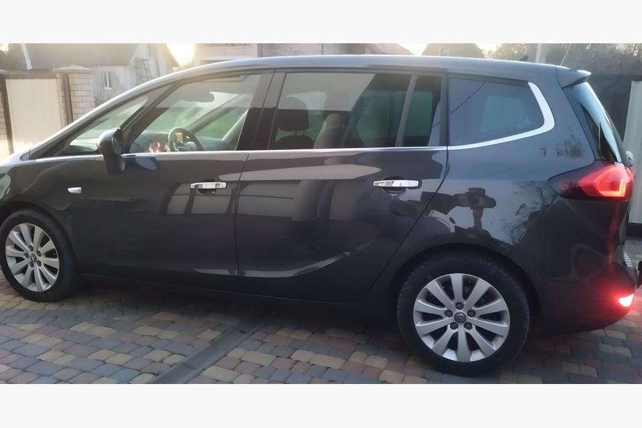 Opel Zafira B 2005–2011 Chromowane Nakładki na Klameki (4 szt) Plastik Chromowany Image