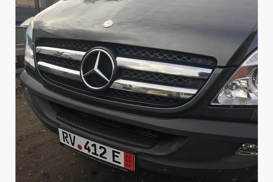 Mercedes Sprinter W906 2006–2018 Chromowane Nakładki na Grill (2006-2013, Stal Nierdzewna) Zdjęcia 7