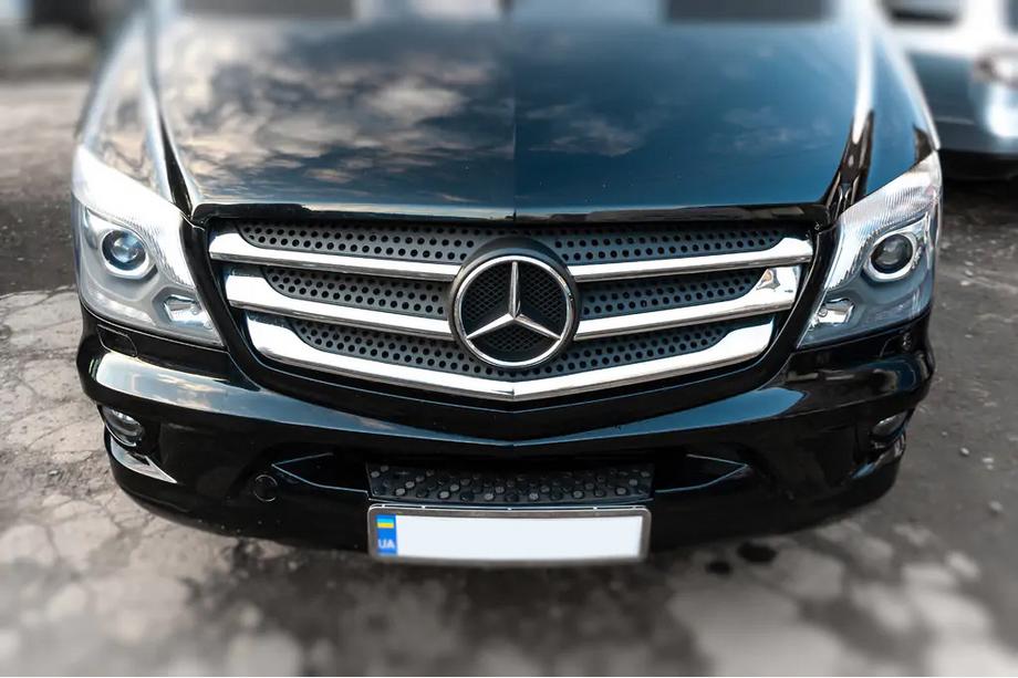 Mercedes Sprinter W906 2006–2018 Chromowane Nakładki na Grill (2013↗, Stal Nierdzewna) Zdjęcia 3