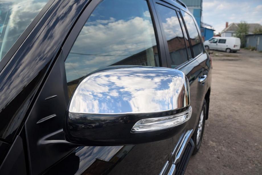 Toyota Land Cruiser Prado 150 2009-2023 Nakładki na Lusterka (2 szt., Stal Nierdzewna) Image