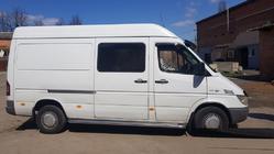 Mercedes Sprinter W901/902/903/904/905 1995–2006 Progi Boczné Premium (2 szt., Stal Nierdzewna) Średni Rozstaw Osi, Ø60 zdjęcia 1