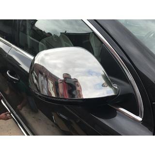 Nakładki na Lusterka (2 szt, Stal Nierdzewna) Audi Q7 2005-2015 zdjęcia 2