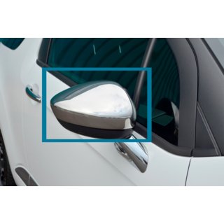 Nakładki na Lusterka (2 szt, Stal Nierdzewna) Citroen C-4 2010-2018 zdjęcia 2