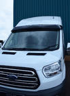 Ford Transit 2014- Daszek na szybę przednią (czarny połysk, 5mm) zdjęcia 5