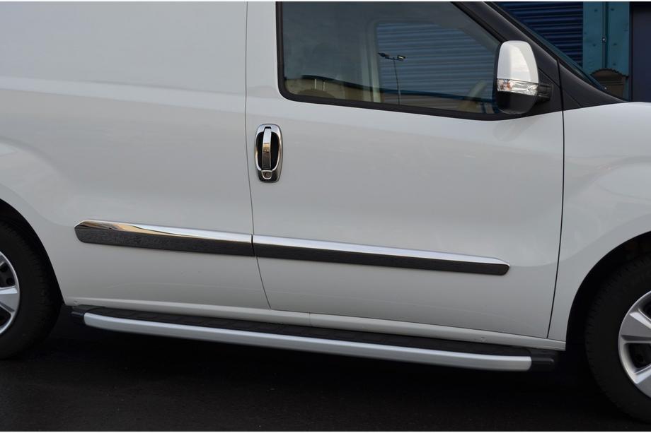 Citroen Nemo 2007-2017 Chromowane nakładki na klamki i obwódki (8 szt., stal nierdzewna) Image