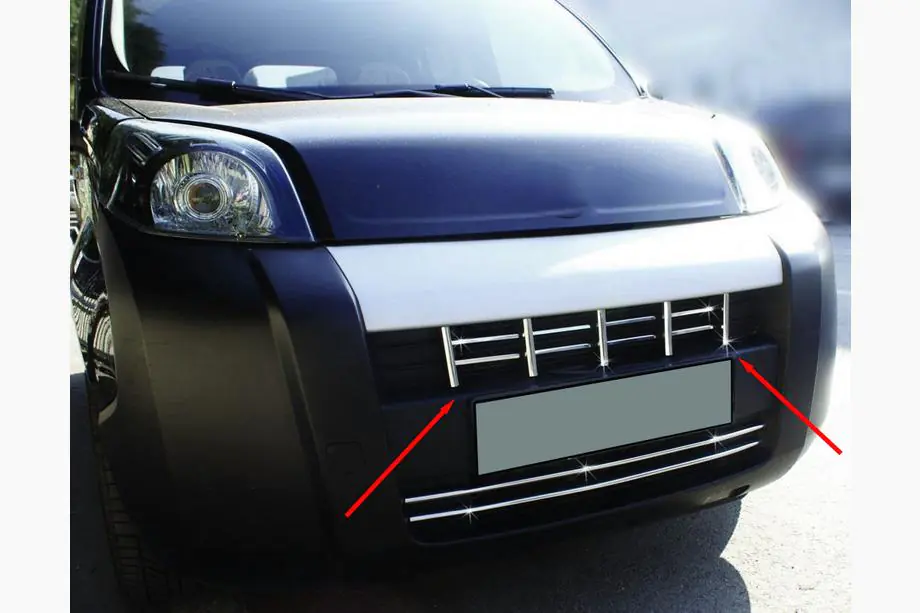 Citroen Nemo 2007-2017 Nakładka na grill (13 szt., stal nierdzewna) Image