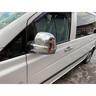 Chromowane Nakładki na Lusterka VITO 2004-2010 (2 szt) Mercedes Vito W639 2004-2014 zdjęcia 2