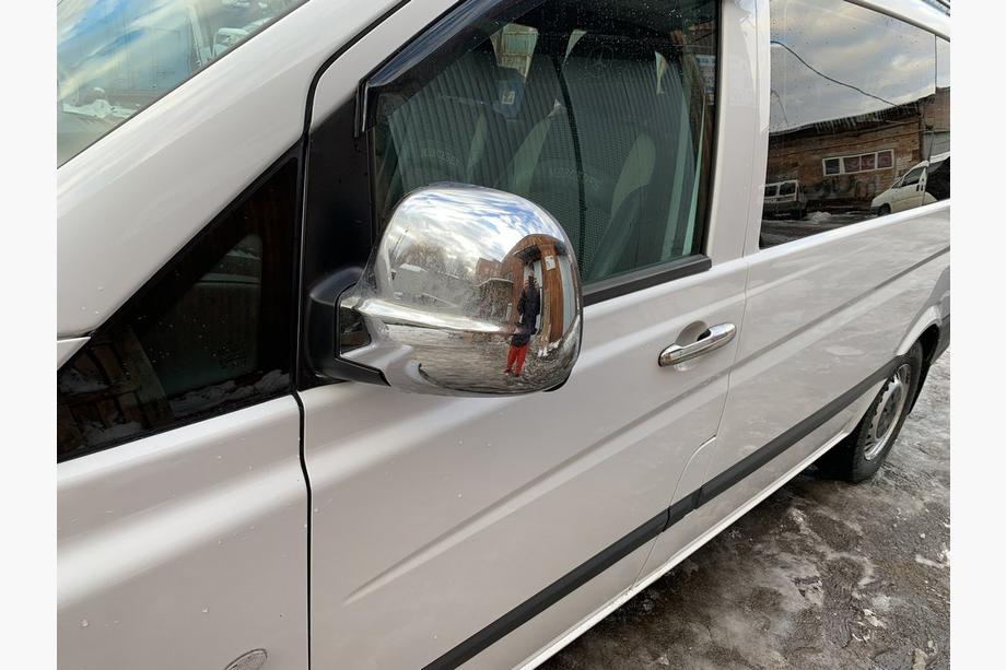Mercedes Vito W639 2004-2014 Chromowane Nakładki na Lusterka VITO 2004-2010 (2 szt) Zdjęcia 2