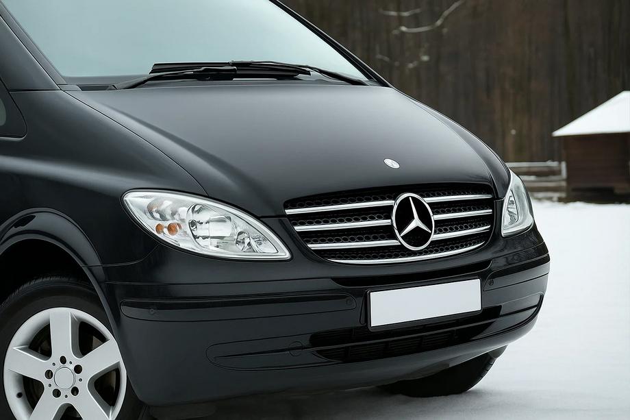 Mercedes Vito W639 2004-2014 Nakładka na grill 2004-2010 stal nierdzewna OmsaLine - Włoska Stal Nierdzewna Image