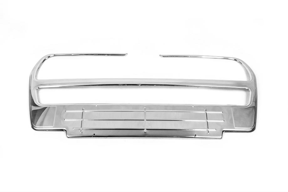 Fiat Doblo II 2010-2022 Nakładki na grill (2010-2015, komplet, stal nierdzewna) Carmos - Turecka Stal Nierdzewna Zdjęcia 4