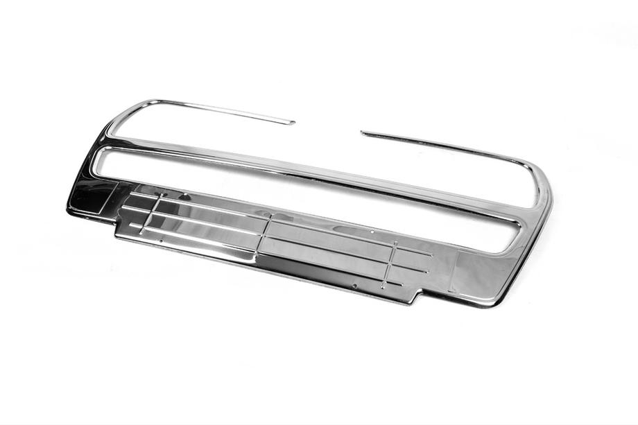 Fiat Doblo II 2010-2022 Nakładki na grill (2010-2015, komplet, stal nierdzewna) Carmos - Turecka Stal Nierdzewna Zdjęcia 5