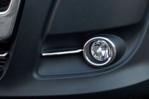 Fiat Doblo II 2010-2022 Obramowania świateł przeciwmgielnych ze wstawkami (2010-2015, 4 szt., stal nierdzewna) Carmos - Turecka Stal Nierdzewna zdjęcia 8