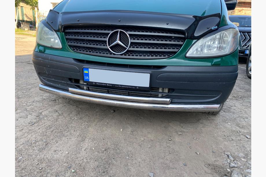 Mercedes Vito W639 2004-2014 Osłona Przednia ST014 (Stal Nierdzewna) 2010-2015, 70 ↗ 48 mm Zdjęcia 2