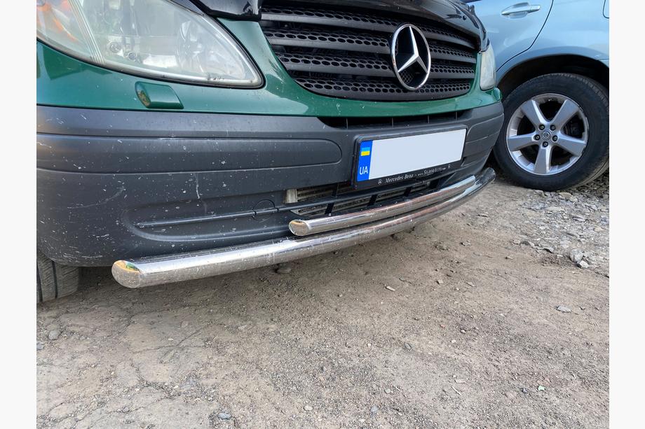 Mercedes Vito W639 2004-2014 Osłona Przednia ST014 (Stal Nierdzewna) 2010-2015, 70 ↗ 48 mm Zdjęcia 3