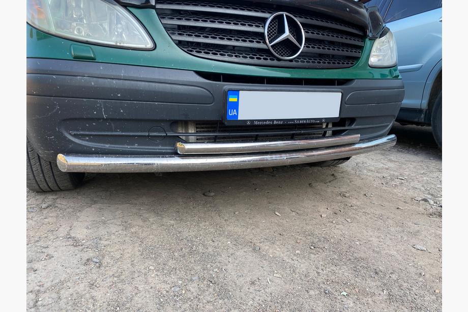 Mercedes Vito W639 2004-2014 Osłona Przednia ST014 (Stal Nierdzewna) 2010-2015, 70 ↗ 48 mm Zdjęcia 4