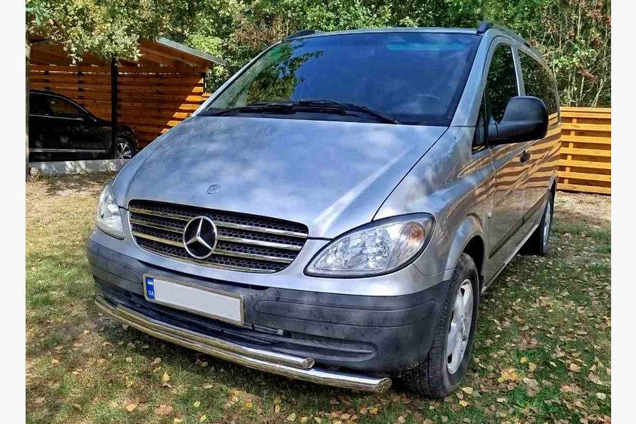 Mercedes Vito W639 2004-2014 Osłona Przednia ST014 (Stal Nierdzewna) 2010-2015, 70 ↗ 48 mm Zdjęcia 13