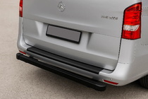 Mercedes Vito/V-class W447 2014- Tylna Belka Moonlight (Aluminium) Czarny zdjęcia 2
