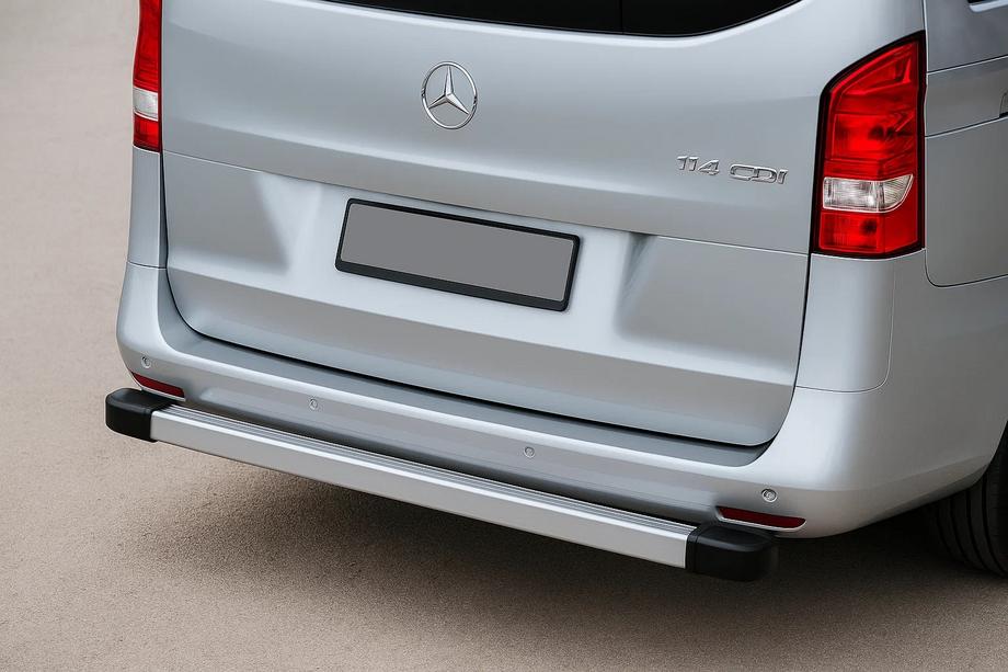 Mercedes Vito/V-class W447 2014- Tylna Belka Moonlight (Aluminium) Czarny Image