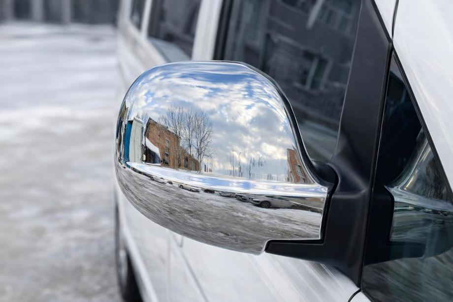 Mercedes Viano 2004-2014 Chromowane Nakładki na Lusterka VITO 2004-2010 (2 szt) Plastik Chromowany Zdjęcia 9