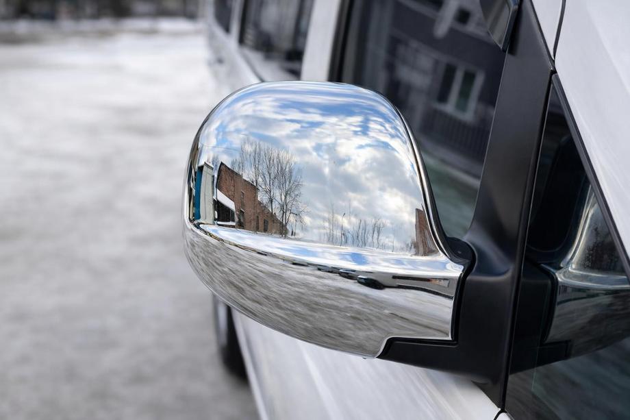 Mercedes Viano 2004-2014 Chromowane Nakładki na Lusterka VITO 2004-2010 (2 szt) Plastik Chromowany Zdjęcia 1