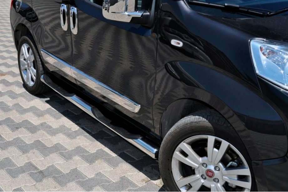 Fiat Fiorino/Qubo 2008-2024 Rury Boczne Ø70 (2 szt., Stal Nierdzewna) Image
