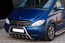 Mercedes Viano 2004-2014 Pałąk Przedni WT003/004 (Stal Nierdzewna) 60mm, bez napisu zdjęcia 7