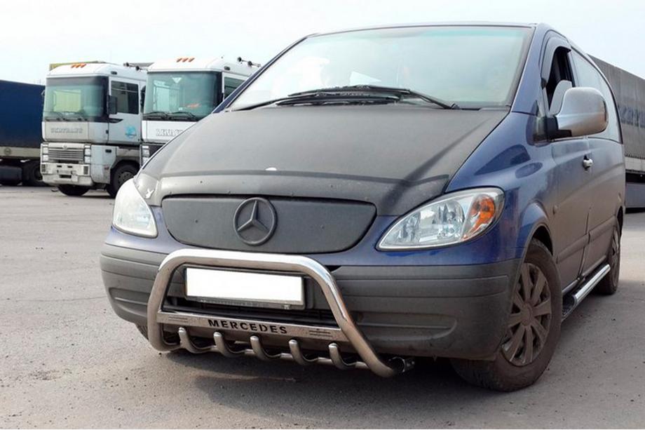 Mercedes Viano 2004-2014 Pałąk Przedni WT003/004 (Stal Nierdzewna) 60mm, bez napisu Image