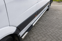 Mercedes Sprinter W906 2006–2018 Rury Boczne (2 szt., Stal Nierdzewna) d60, średni rozstaw osi zdjęcia 1