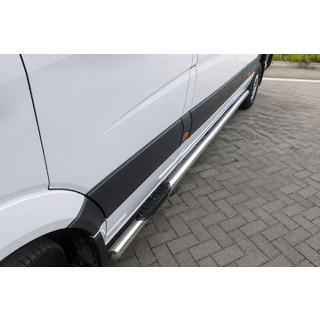 Rury Boczne (2 szt., Stal Nierdzewna) Mercedes Sprinter W906 2006–2018 zdjęcia 1