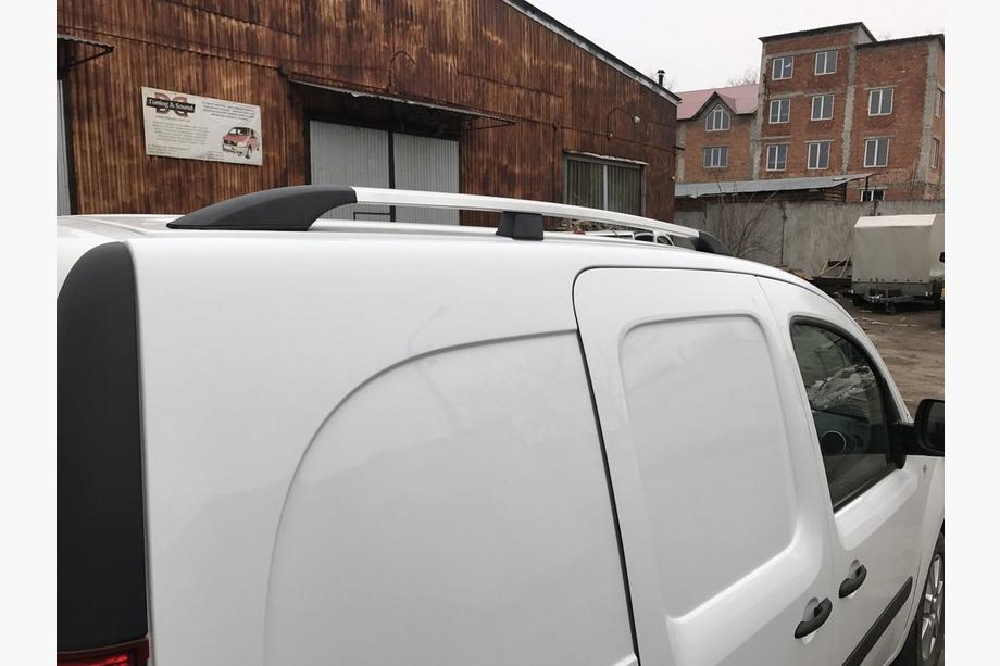 Mercedes Citan 2013-2021 Relingi Dachowe Chromowane Podstawa standardowa, metalowe stopki Zdjęcia 2