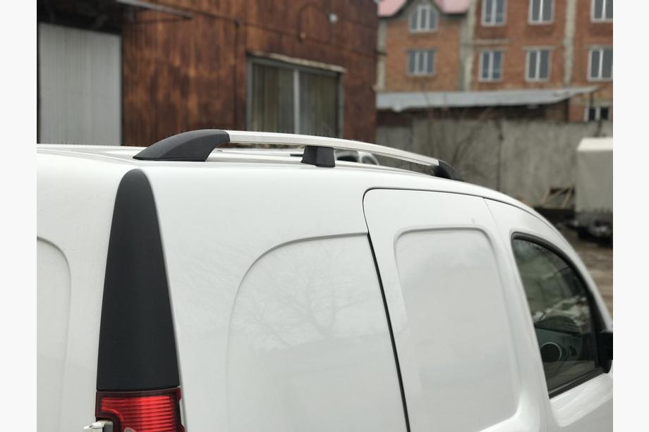 Mercedes Citan 2013-2021 Relingi Dachowe Chromowane Podstawa standardowa, metalowe stopki Zdjęcia 4