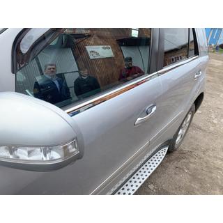 Zewnętrzne listwy ozdobne okien stal nierdzewna (4 szt) Mercedes ML W164 2005-2011 zdjęcia 2
